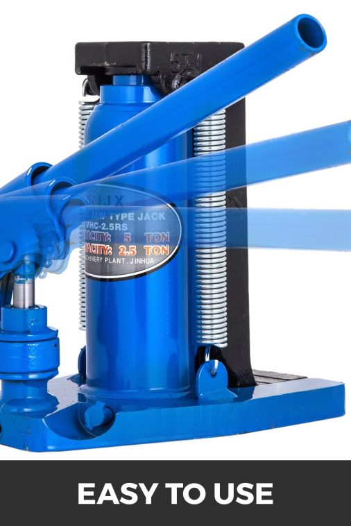 VEVOR Hydraulic Toe Jack Lift - 2.5-5 Ton Capacity, Heat-Treated Steel Construction - Image 8