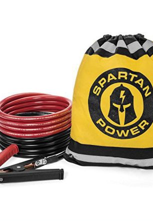 10 foot 1/0 AWG Heavy Duty Jumper Cables Set by Spartan Power