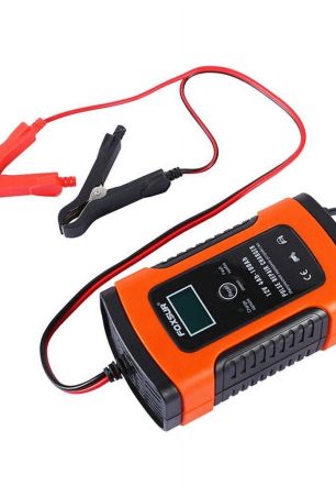 [Pack of 2] Car Battery Charger 12V 5A LCD Intelligent Auto Motorcycle Boat ATV Recover Pulse Repair