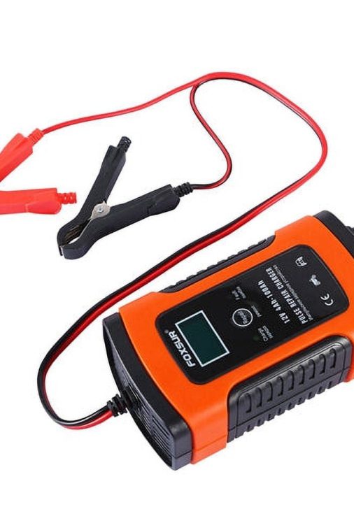 [Pack of 2] Car Battery Charger 12V 5A LCD Intelligent Auto Motorcycle Boat ATV Recover Pulse Repair