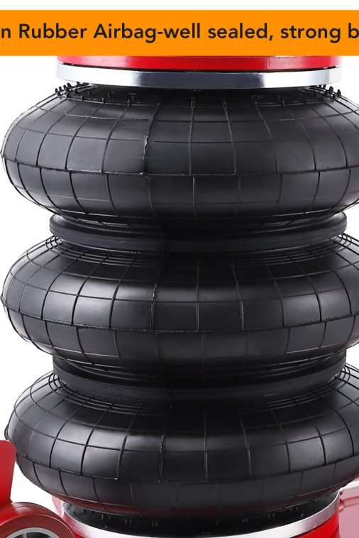 Air Jack, 3 Ton/6600 lbs Triple Bag Air Jack, 3-5S Lift Up to 15.75 Inch Fast LiftingJack for Cars with Long Handle - Image 4