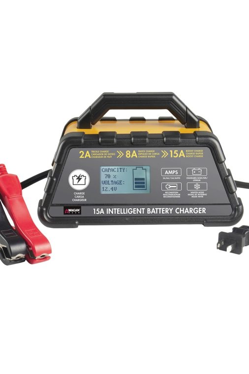 Wagan Tech 7407 15-Amp 6-Stage Intelligent Battery Charger