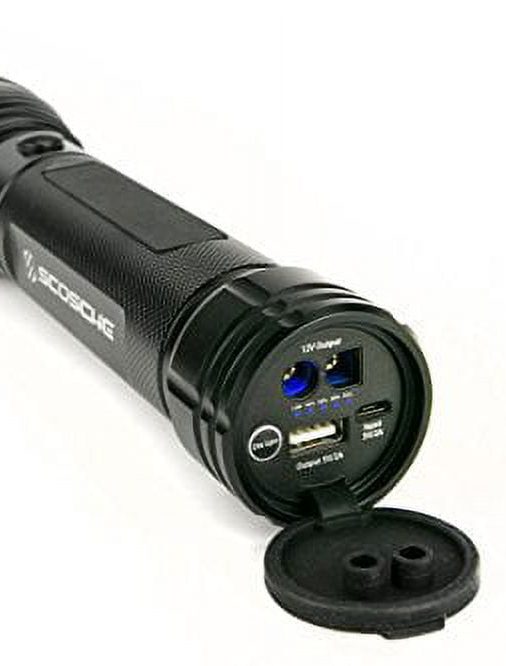 SCOSCHE PBJF400 PowerUp 400 Torch Portable 1,000 Lumen Flashlight and Car Jump Starter with 5,100 mAh 400A Portable Battery with USB Port for use in 4 and 6-Cylinder Vehicles or Motorcycles - Image 7