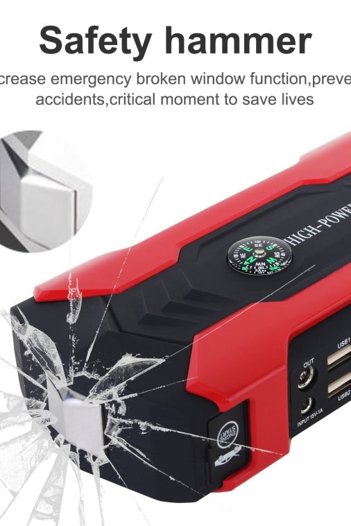 99800mAh 12V Car Jump Starter Portable 4 USB Port Charger LED Flashlight Power Bank Battery Booster - Image 13