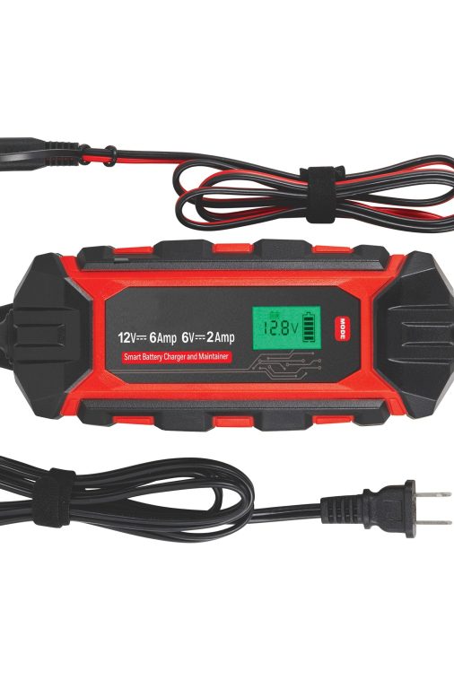 Ultrapro Elite Intelligent Battery Charger and Maintainer, 6V/12V, 6A