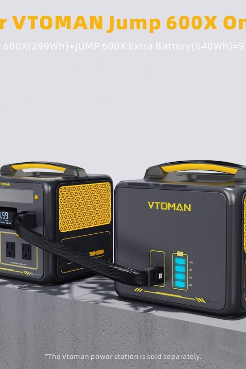 VTOMAN Jump 600X Extra Battery 640Wh for Jump 600X, Jump 600 Portable Power Stations - Image 7
