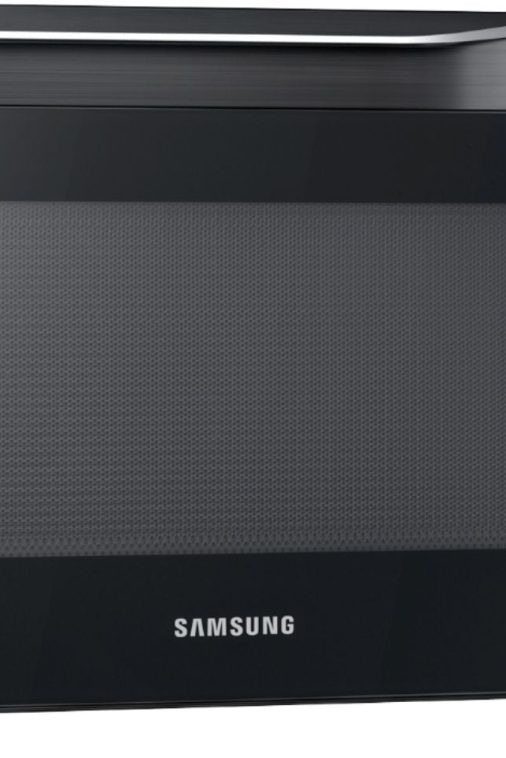 Samsung - 1.1 Cu. Ft. Countertop Convection Microwave with Sensor Cook and PowerGrill