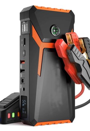 800A Peak 18000mAh Car Jump Starter up to 7.0L Gas Power Bank Battery (T8)