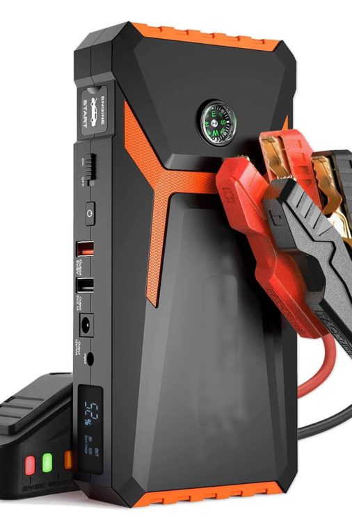800A Peak 18000mAh Car Jump Starter up to 7.0L Gas Power Bank Battery (T8)