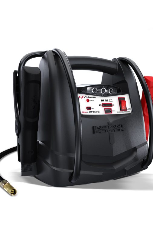 Schumacher SL1519 1500A 12V Lithium Jump Starter, 150 Psi Air Compressor, USB Charging - New in Box