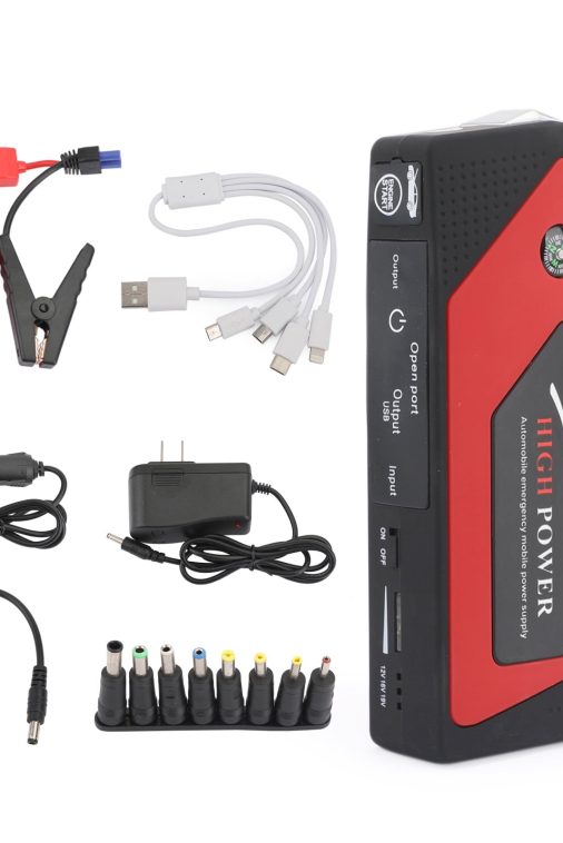 69800mAh Car Jump Starter Portable 4-USB Power Bank Battery Booster Clamp Kits - Image 10