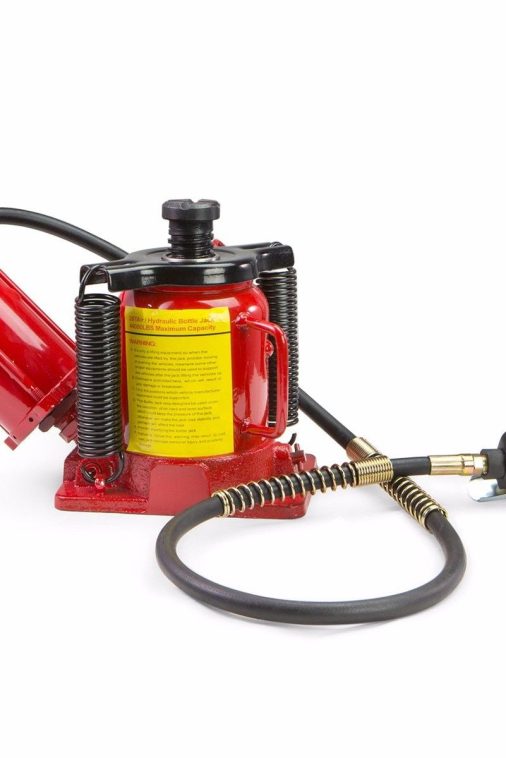 Stark Low Profile Hydraulic Bottle Jack Air-Operated Bottle Jack Lift Manual Jack Air Jack with Handle, 20-Ton - Image 6