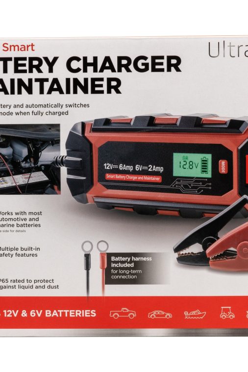 Ultrapro Elite Intelligent Battery Charger and Maintainer, 6V/12V, 6A - Image 8