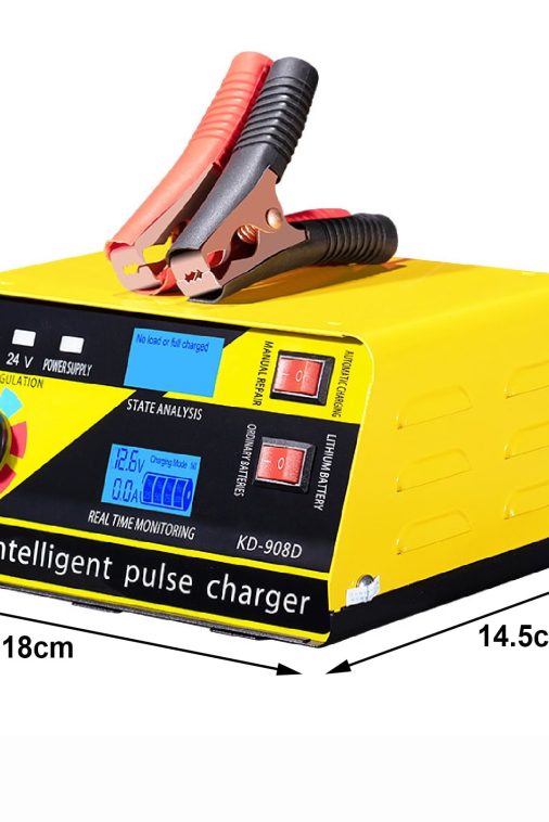 XWQ Storage Battery Charger Digital Display Multiple Protection High Efficiency 12V 24V Car Battery Charger for Automobile - Image 7