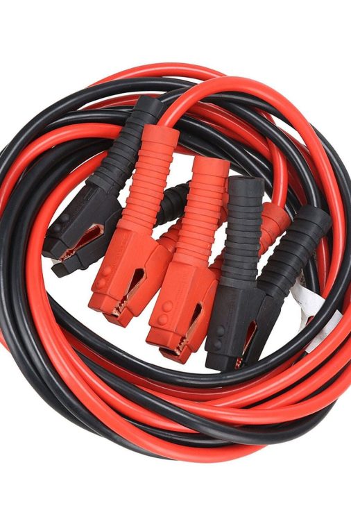 6m 3000A Car Battery Power Emergency Cable Jump Start Firing Line Power Wire Copper Clip Clamp Boost Cord Bateria Auto (Black and Red) - Image 3