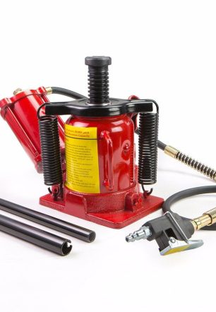 Stark Low Profile Hydraulic Bottle Jack Air-Operated Bottle Jack Lift Manual Jack Air Jack with Handle, 20-Ton