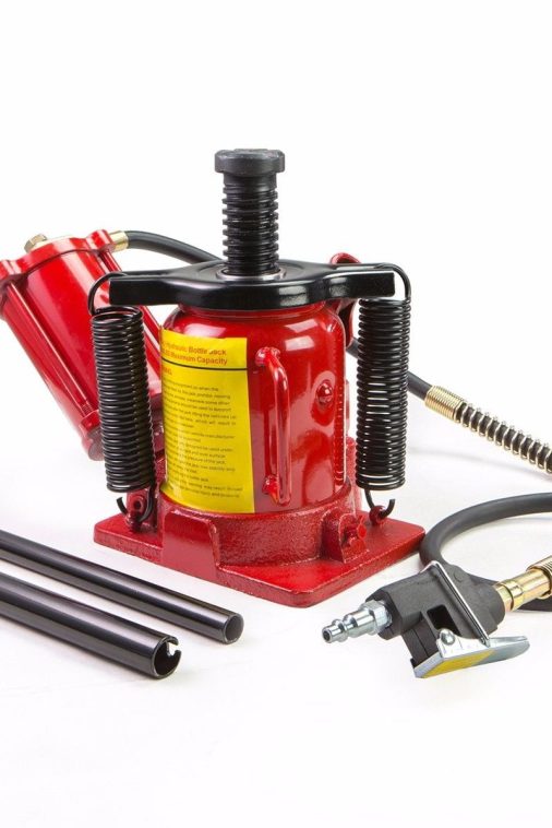 Stark Low Profile Hydraulic Bottle Jack Air-Operated Bottle Jack Lift Manual Jack Air Jack with Handle, 20-Ton