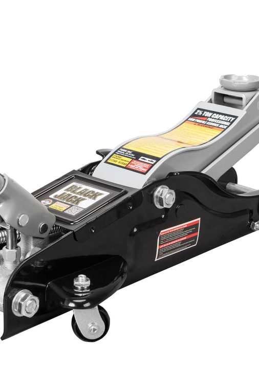 Torin 2.5 Ton (5,000 lb) Capacity, Hydraulic Low Profile Trolley Service/Floor Jack with Single Piston Quick Lift Pump, Black, W8250-B - Image 7