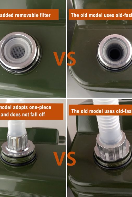 MoreChioce 10L Green Metal Jerry Can Store Container for Petrol Oil Water Alcohol - Image 5