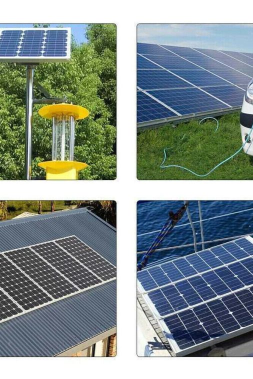 Xhy Solar Panel Kit 400W with Controller and Power Inverter Battery Charger Maintainer for Boat Car RV Motorcycle Marine Automotive - Image 10