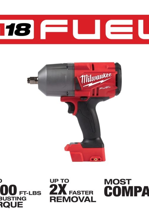 Milwaukee M18 FUEL 18-Volt Lithium-Ion Brushless Cordless 1/2 in. Impact Wrench with Friction Ring (Tool-Only) - Image 3