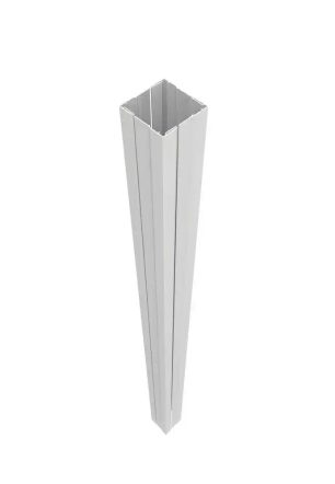 Veranda 4 in. x 4 in. x 100 in. White Vinyl Railing Post Wrap
