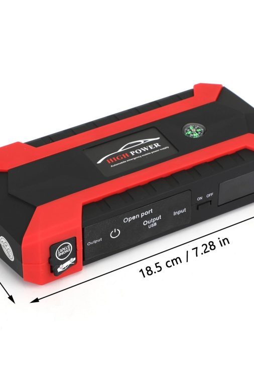 89800mAh 12V Car Jump Starter 4USB Charger Emergency Battery Power Bank Kit - Image 5