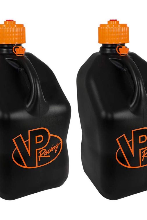 VP Racing Fuels Motorsport 5.5 Gal Utility Jugs, Black and Orange (2 Pack)