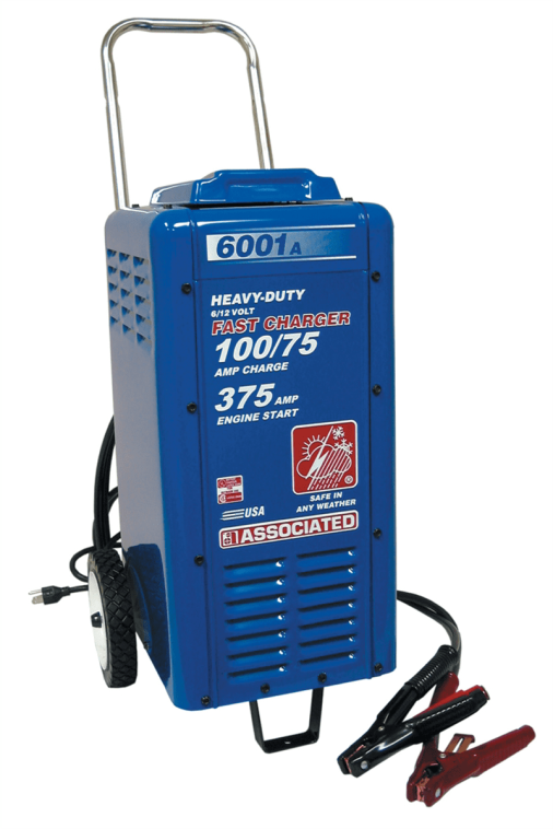 6V/12V Heavy Duty Wheeled Commercial Battery Charger