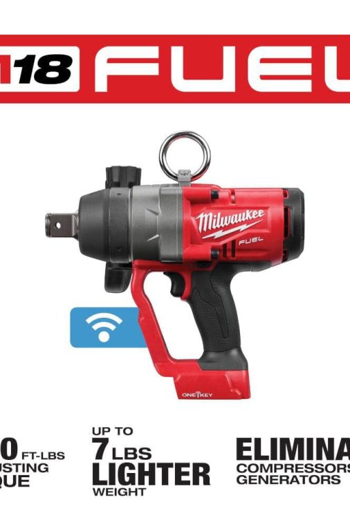 Milwaukee M18 Fuel 18V Lithium-Ion Brushless Impact Wrench with Friction Ring (Tool-Only) + Mazepoly Cleaning Cloth - Image 8