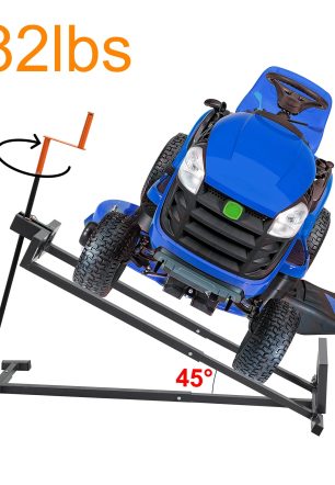 WIILAYOK Lawn Mower Lift Jack with Manual Handle & Power Tool,Riding Telescopic Lift with 882 Lbs Weight Capacity for Garden Tractors Lawn Mowers