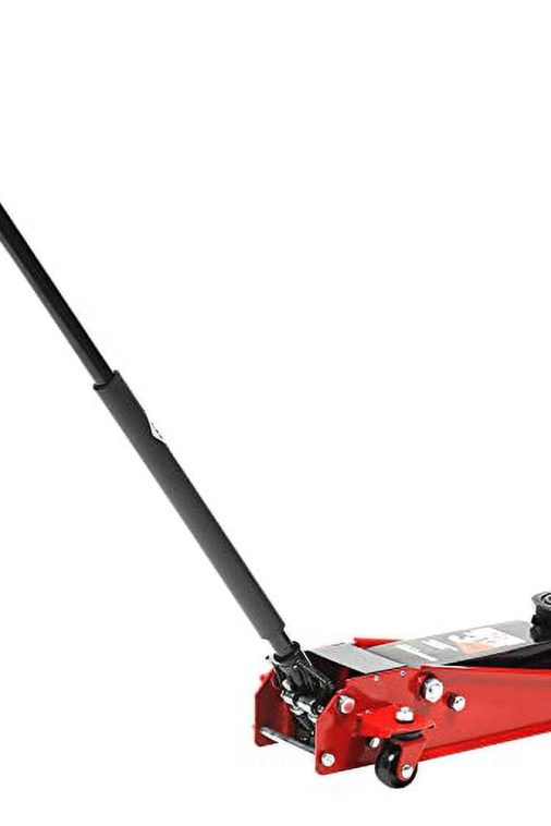 AFF - Service Jack - 3.5 Ton Capacity - Double Pump - Short Chassis - 1 pc Handle - 4" Min H to 19.5" Max H - Heavy Duty - Image 3