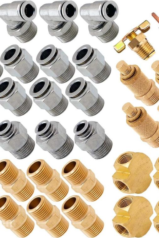 Vixen Air Suspension Kit for Truck/Car Bag/Air Ride/Spring. On Board System- Dual 200psi Compressor, 6 Gallon Tank. For Boat Lift,Towing,Lowering,Load Leveling,Onboard Train Horn VXX3804PW/4863DCF - Image 11