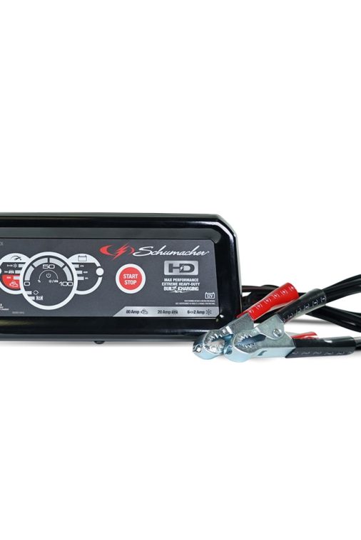Schumacher Fully Automatic Battery Charger and Engine Starter- 20A/80A, 12V - Image 3