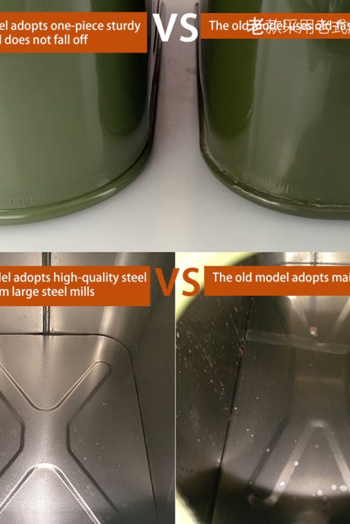 MoreChioce 10L Green Metal Jerry Can Store Container for Petrol Oil Water Alcohol - Image 7