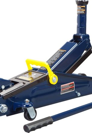 TCE Hydraulic Trolley Service/Floor Jack with Extra Saddle (Fits: SUVs and Extended Height Trucks): 3 Ton (6,000 lb) Capacity,Blue,DMT83006U