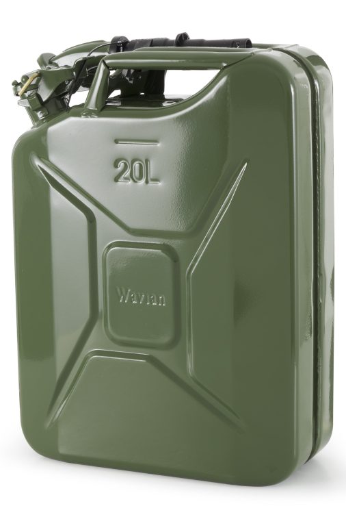Wavian 3008 5.3 Gallon 20 Liter Authentic CARB Jerry Can with Spout, Green
