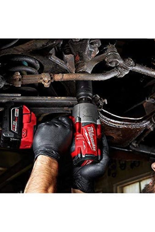 Milwaukee M18 FUEL 18-Volt Lithium-Ion Brushless Cordless 1/2 in. Impact Wrench with Friction Ring Kit with One 5.0Ah Batteries - Image 9