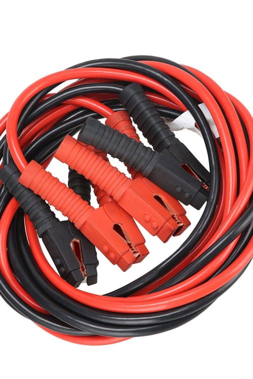 6m 3000A Car Battery Power Emergency Cable Jump Start Firing Line Power Wire Copper Clip Clamp Boost Cord Bateria Auto (Black and Red) - Image 3