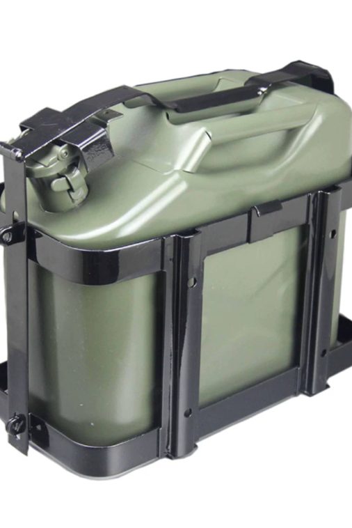 EUBUY Adjustable Metal Jerry Can Holder for 10L/20L Fuel Tank Lockable Fuel Oil Petrol Water Alcohol Container Carrier - Image 9