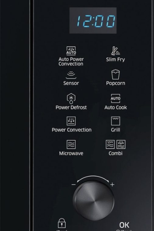 Samsung - 1.1 Cu. Ft. Countertop Convection Microwave with Sensor Cook and PowerGrill - Image 3