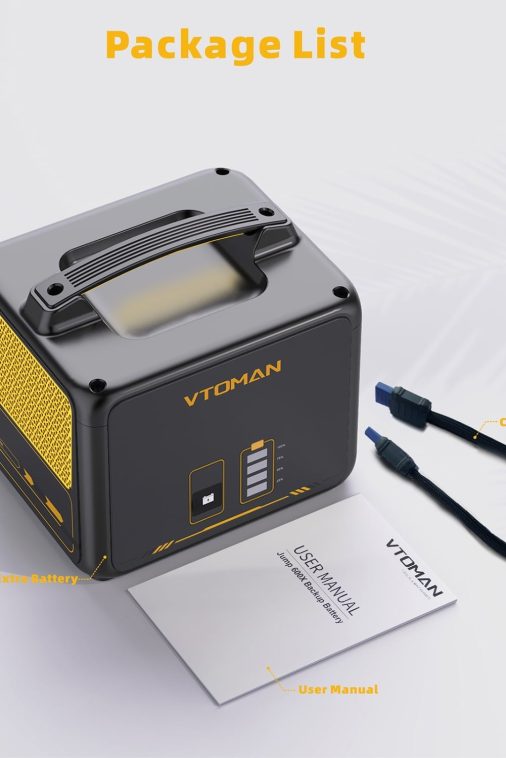 VTOMAN Jump 600X Extra Battery 640Wh for Jump 600X, Jump 600 Portable Power Stations - Image 8