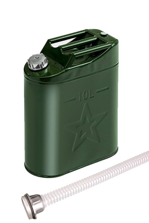MoreChioce 10L Green Metal Jerry Can Store Container for Petrol Oil Water Alcohol - Image 11