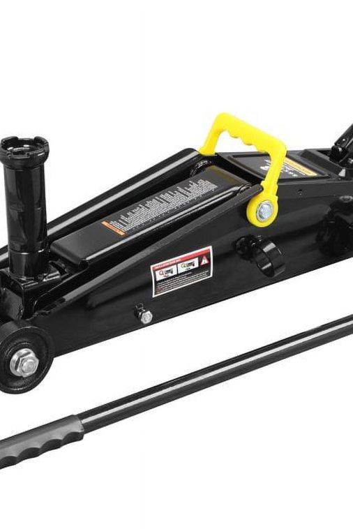 Torin 3 Ton (6,000 lb) Capacity Hydraulic Trolley Floor Jack with Extra Saddle (Fits: SUV and Extended Height Trucks) Black, W8306-B