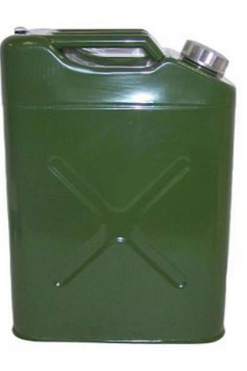 [US-W]20L US Standard Cold-rolled Plate Petrol Diesel Can Gasoline Bucket with Oil Green