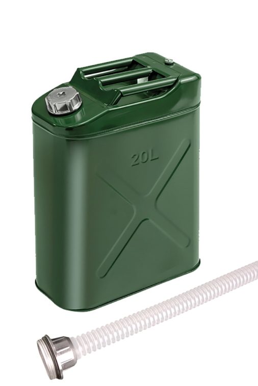 MoreChioce 20L Green Metal Jerry Can Store Container for Petrol Oil Water Alcohol - Image 5