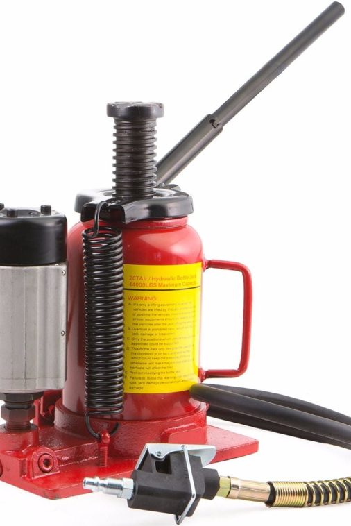 Stark 20 Ton Hydraulic Air-Operated Bottle Jack Vehicle Auto Low Profile Manual with Handle - Image 4