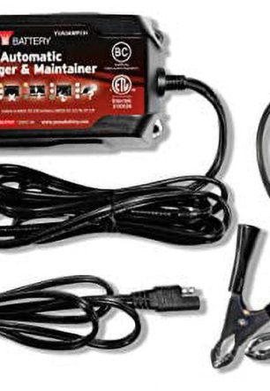 Yuasa YUA3AMPCH 12V 3-Amp Battery Charger 50 State Compliant