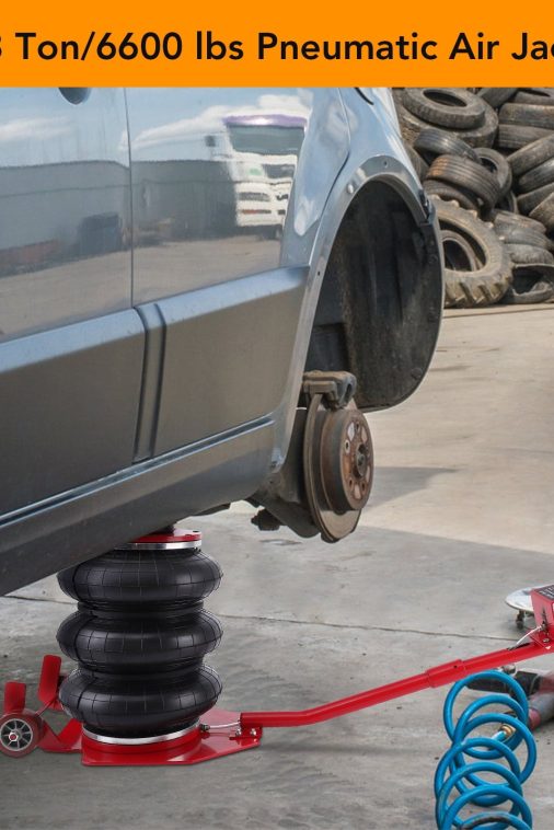 Air Jack, 3 Ton/6600 lbs Triple Bag Air Jack, 3-5S Lift Up to 15.75 Inch Fast LiftingJack for Cars with Long Handle - Image 6