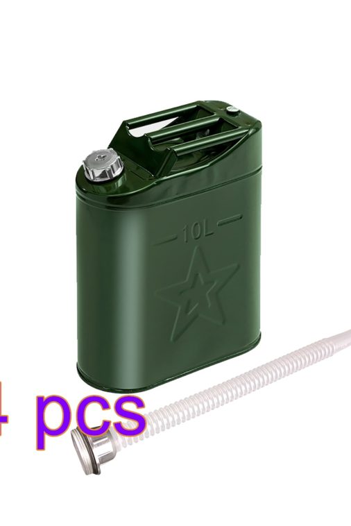 MoreChioce 10L Green Metal Jerry Can Store Container for Petrol Oil Water Alcohol - Image 3